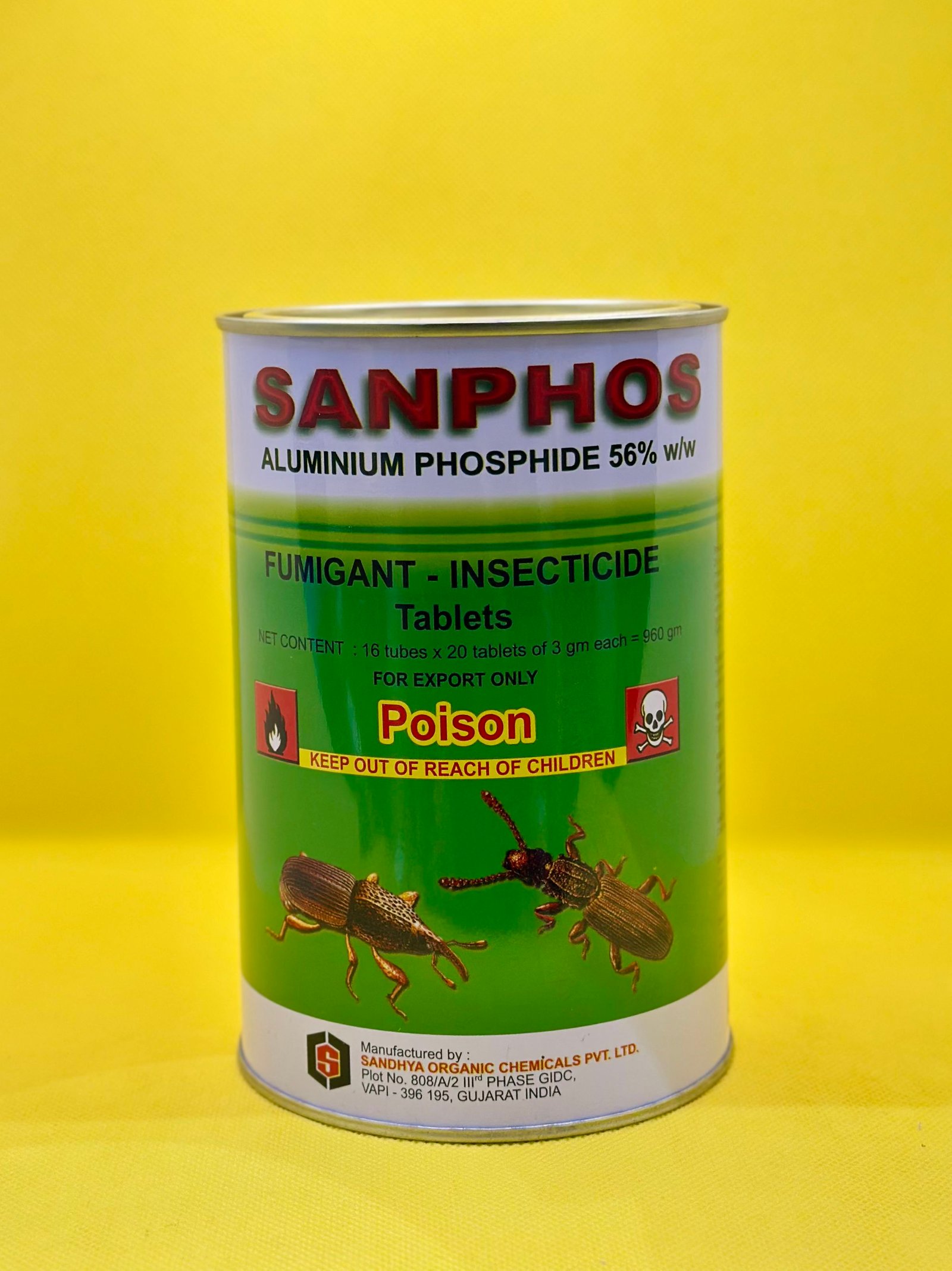 مبيد حشري اقراص - SANPHOS